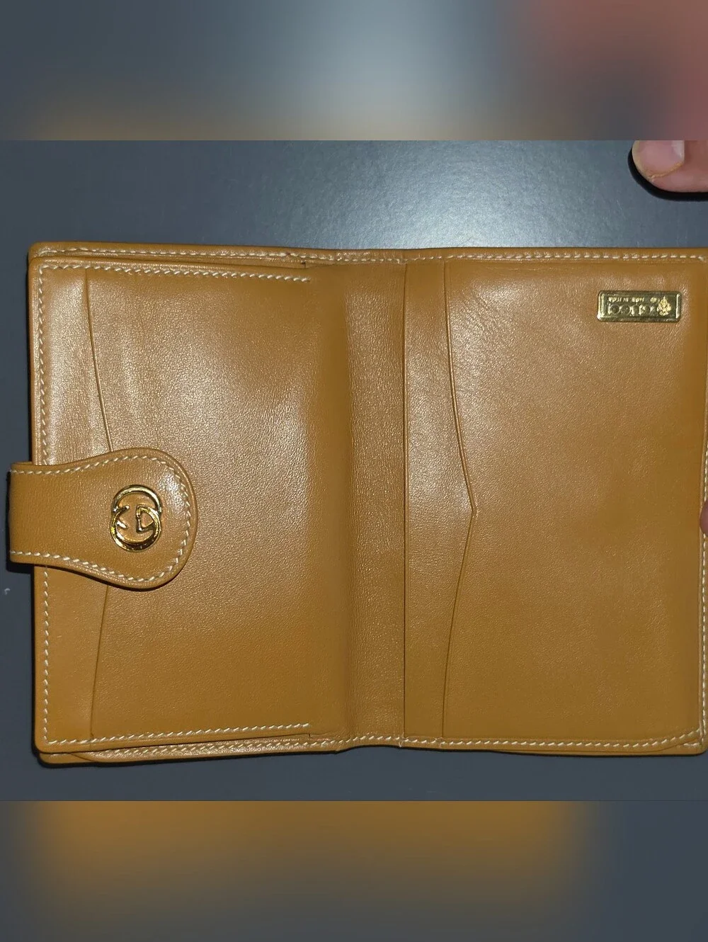 Gucci Wallet Canvas withTan Leather Trim and Interior - Picture 6 of 10
